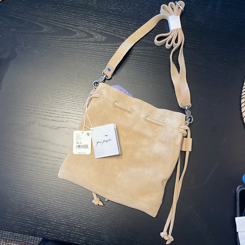 FREE PEOPLE Billie Suede Crossbody NWT